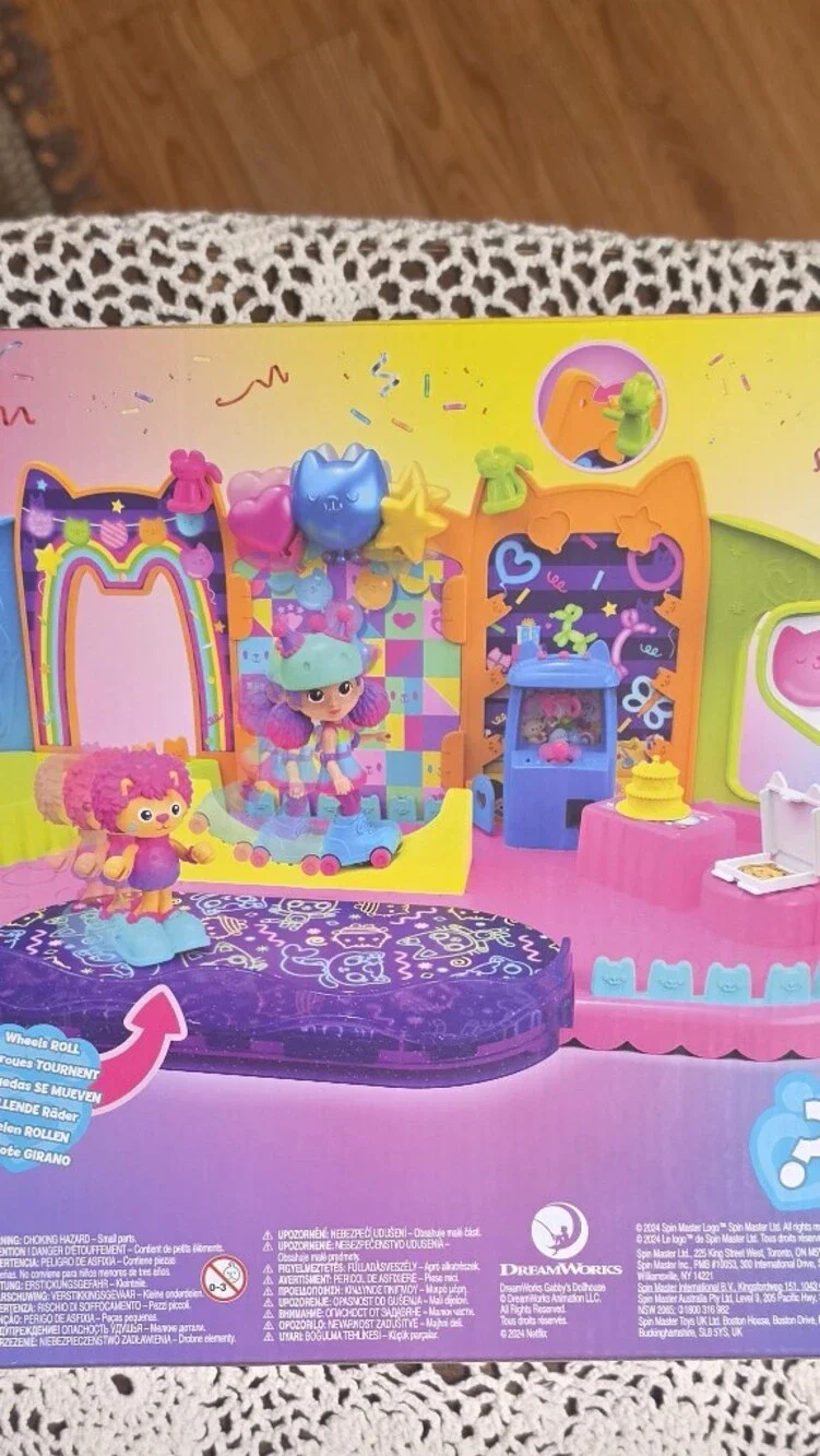 Gabby's Party Room Playset NIB - Pink & Purple